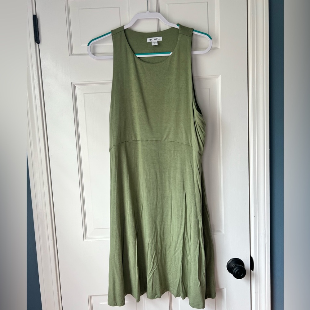 Athleta Green Santorini Dress 1X EUC